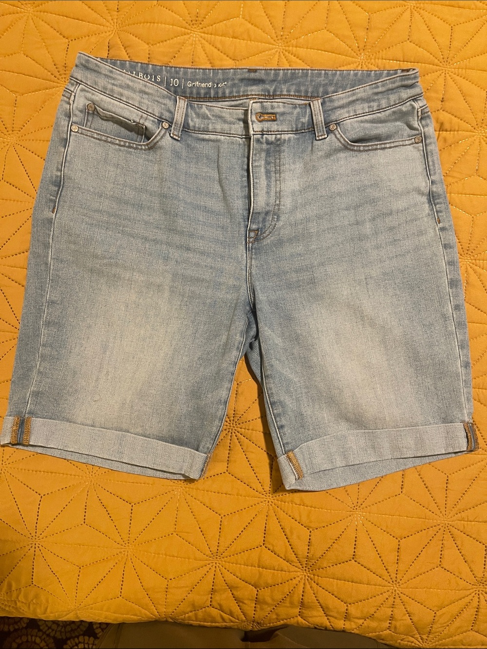 Talbots Light Blue Denim Jean Shorts